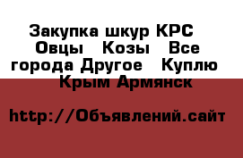 Закупка шкур КРС , Овцы , Козы - Все города Другое » Куплю   . Крым,Армянск